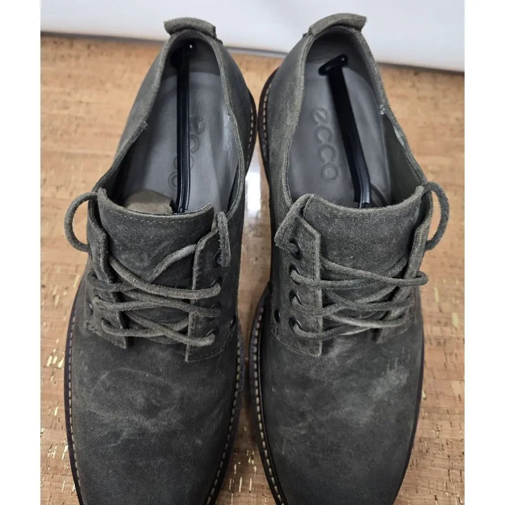 Ecco Kenton Shoes‎ Mens 7-7.5 EU41 Dress Office Casual Tarmac